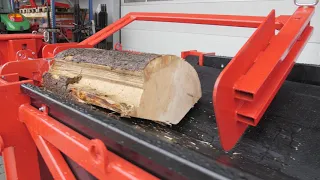 Wagrechtspalter Liegendholzspalter Schichtholzspalter mit automatischem Spaltrückhub