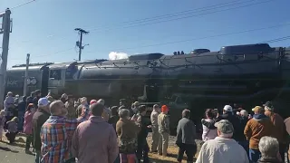 UNION PACIFIC BIG BOY 4014 Departing from Conway Arkansas