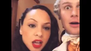 Jonathan Groff and Jasmine Cephas Jones