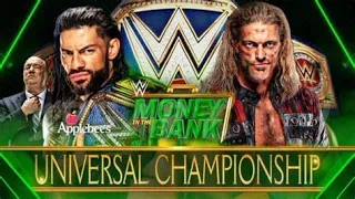 WWE money in the bank roman reigns vs edge