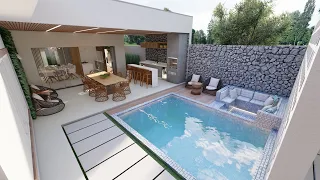 Very beautiful "L" shaped house | WITH SWIMMING POOL |