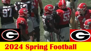 Team Black vs Team Red, 2024 Georgia Football Spring Game