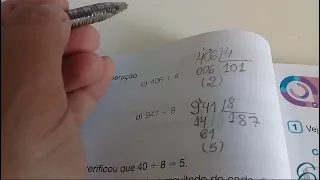 Buriti mais Matemática  5° Ano -  págs 53 e 54 / Divisão