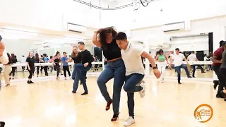 Salsa Advanced Partnerwork classes with Cali Swing