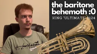 The Massive King "ULTIMATE" 1124 Marching Baritone! | Instrument Reviews