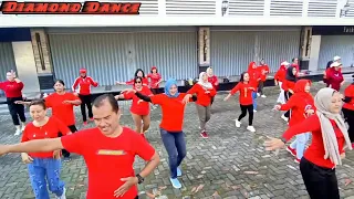 🎶 Who I Am (Feel Koplo) Line Dance Choreo #Nung_JP (INA) Demo #Diamond_Dance  #ardiansyah_raka (INA)