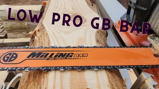 Using low pro GB Milling Bar on Logosol