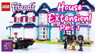 Lego 2021 Andrea's House Gets Extended! Part 1 - Lego House Build, Renovation & Animation, DIY Craft