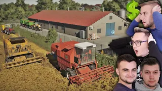 225.000 $ KREDYTU *POSTAWILIŚMY KURNIK*😱 Żniwa Na 2x BIZONY 🔥"SĄSIEDZI" #35 Farming Simulator 22🌱MST