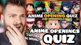 Attempting the ANIME OPENINGS QUIZ | BEST ANIME OPENINGS OF ALL TIME | **HARD - IMPOSSIBLE**