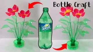 Bottle Craft Ideas ! Craft with plastic bottle ! Kreasi Botol Bekas SPRITE