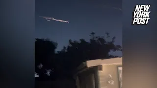 Mysterious light show over California was Chinese space junk falling to earth