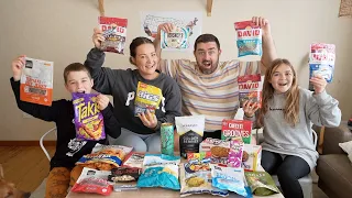 New Zealand Family Try ZERO BARS (& Snack Test HUGE FAIL) Plus Much More! Box from VIRGINIA, USA!!