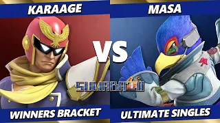 Sumabato - Karaage (Captain Falcon) Vs. MASA (Falco) Smash Ultimate - SSBU