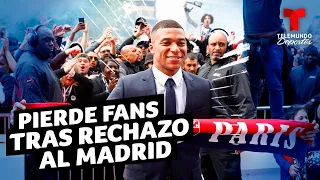 Mbappé pierde seguidores en redes sociales tras rechazo al Madrid | Telemundo Deportes