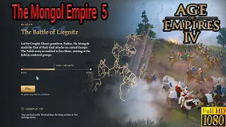 The Mongol Empire 5 : The Battle of Liegnitz Walkthrough  - Age of Empires 4 - No Commentary [1080p]