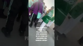 Pernambucano é parado por policia no Catar por bandeira do estado ser confundida com a bandeira LGBT