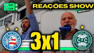 REAÇÕES E NARRAÇÃO SHOW | BAHIA 3X1 CORITIBA [CAMPEONATO BRASILEIRO SÉRIE A 2023]