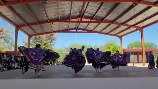 Grupo de danza Cumarú de Cumpas Sonora presenta Nayarit Mestizo en Baviacora sonora.