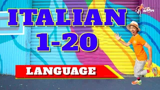 Learn to count in Italian | Count 1 To 20 in Italian | Education & Dance Fitness For Kids