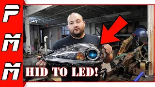 How to convert HID headlights to LED | Lexus IS250 IS300 IS350 ISF
