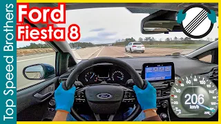Ford Fiesta 8 1.0 EcoBoost (2019) AUTOBAHN POV TOP SPEED 🚀 #TopSpeedBrothers