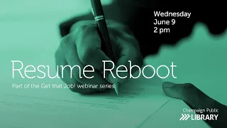 Resume Reboot | 6.9.21