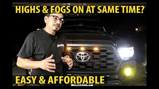 HOW TO KEEP YOUR HIGH BEAMS & FOG LIGHTS ON TOYOTA TACOMA | DO THIS MUST HAVE INSTALL BRITE BOX