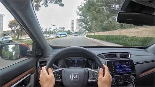 2020 Honda CR-V Hybrid Touring POV Test Drive (3D Audio)(ASMR)