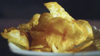 Potato Chips Cinematic B roll - (Davinci Resolve color grade)