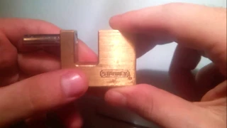 Stanley 50mm Shutter Padlock Picked