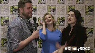 Katie McGrath and Andrea Brooks Gush over Jon Cryer at San Diego Comic-Con 2019