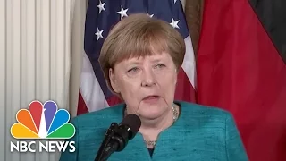 Angela Merkel On President Trump: We Were Elected ‘To Find A Compromise’ | NBC News