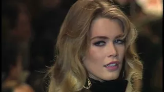 Claudia Schiffer on the Valentino 1996 Runway