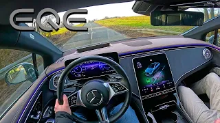 *SPACESHIP* Mercedes EQE 350+ 90kWh 2022 (292 HP) | POV REVIEW