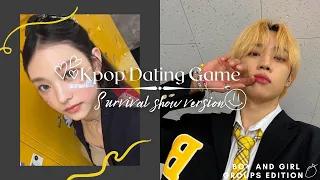 KPOP DATING GAME | Survival show version