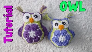 Совушка  Вязание крючком  The Owl Crochet