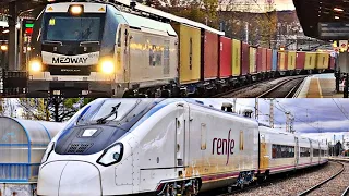 Ferrocarril Español/ Trenes de mercancías y Viajeros por Aranjuez y Alcázar, 269,256,106,333 y 334
