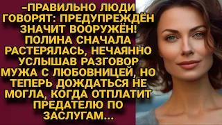 Подслушав разговор мужа и любовницы, Поля растерялась, но потом им отплатила...