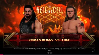 ROMAN REIGNS VS EDGE |WWE 2K20| GAMEPLAY