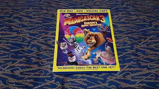 Opening To Madagascar 3 Europe's Most Wanted 2012 DVD