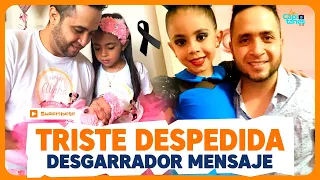 Martín ‘Chuki’ Rodríguez, integrante de ‘La adictiva’, lanza desgarradora DESPEDIDA a su hija MUERTA