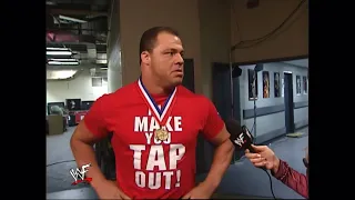 Kurt Angle Gets Mad At The Stone Cold Steve Austin What Chant Stop It Im A Olympic Gold Medalist