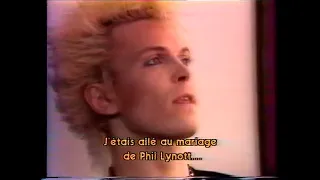 Les Enfants du Rock - Billy Idol (TV, 18/05/1985) Interviews+ Clips