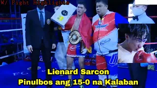 UNDEFEATED PINOY BAGONG WBA ASIA FEATHERWEIGHT CHAMPION | Lienard Sarcon