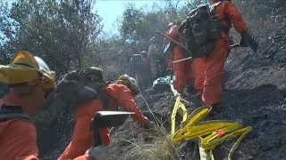 California inmates join fight to put out wildfires