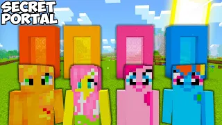 My Little Pony CHOOSE SECRET PORTAL In Minecraft