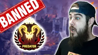 Why did this APEX PRED RANKED Streamer get BANNED ???