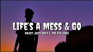 Juice WRLD, The Kid LAROI - Life's A Mess, GO ft. Halsey (Lyrics) Prod. by Jaden's Mind