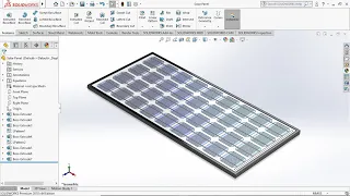 How to make a Solar PV Panel in Solidworks